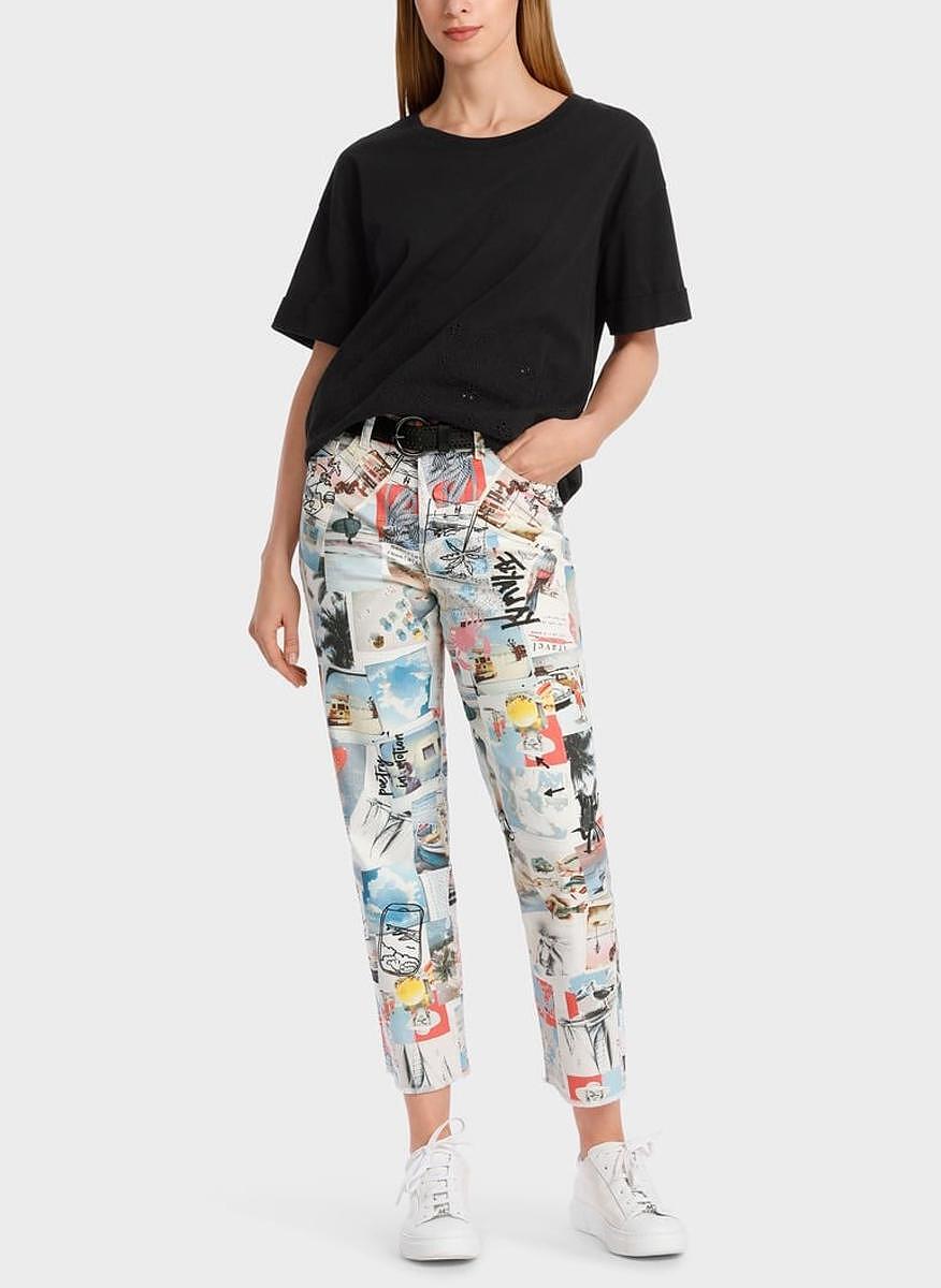 Тишърт с бродерия Marc Cain Sports