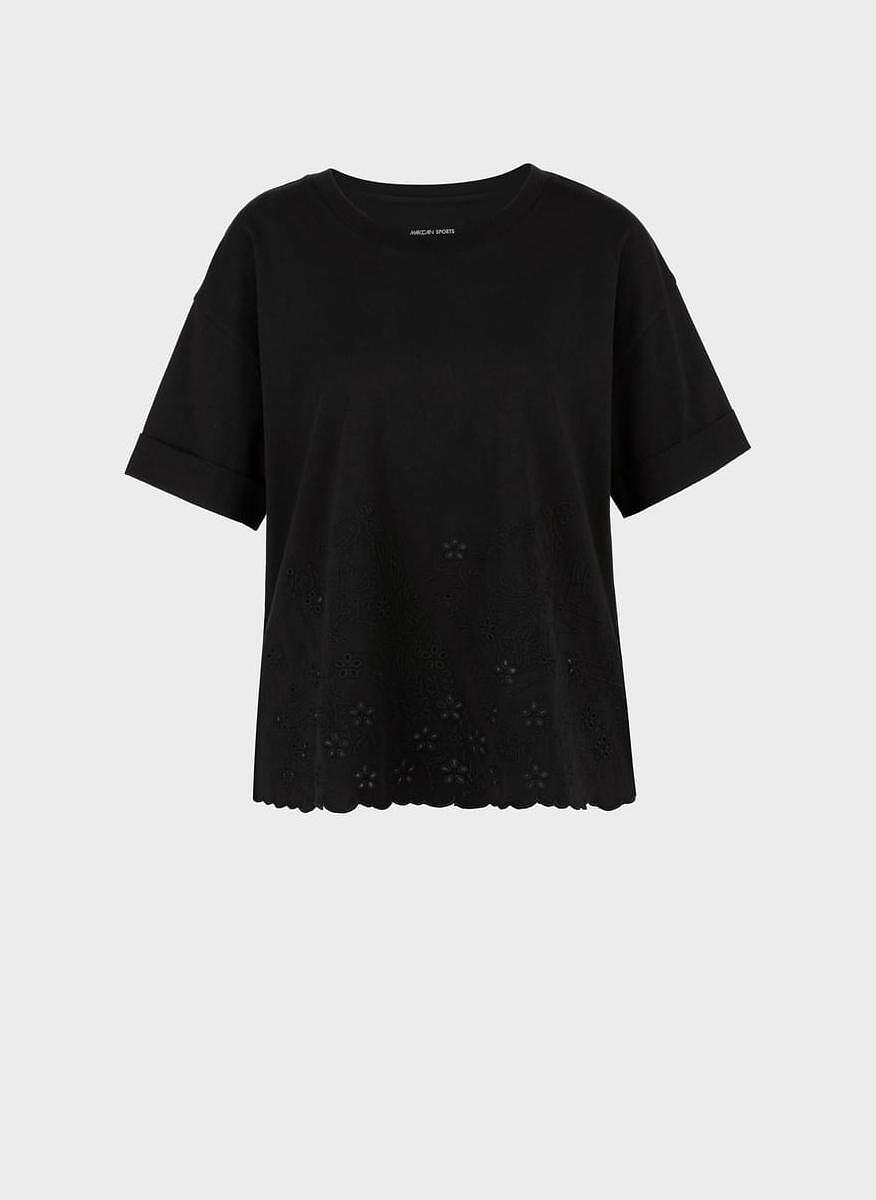 Тишърт с бродерия Marc Cain Sports
