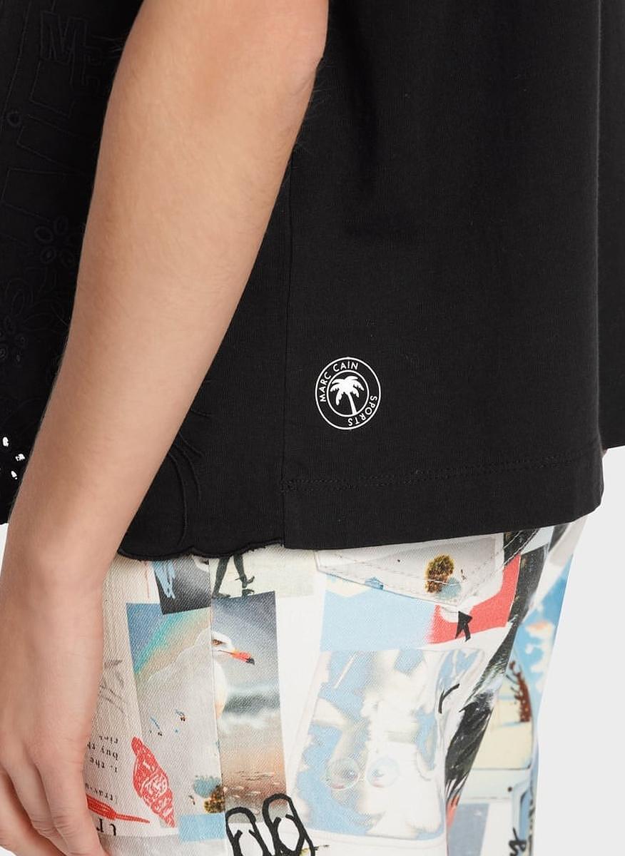 Тишърт с бродерия Marc Cain Sports