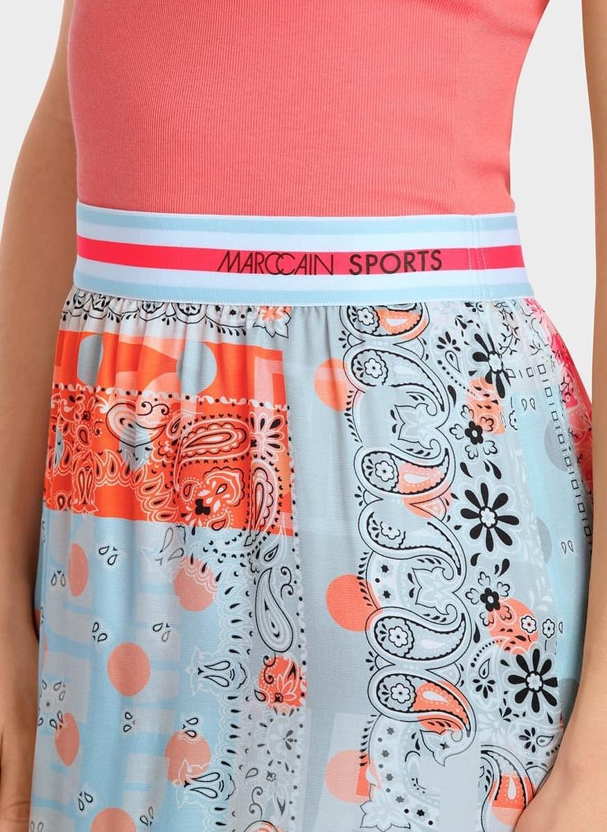 Пола с принт 'Bandanna' Marc Cain Sports
