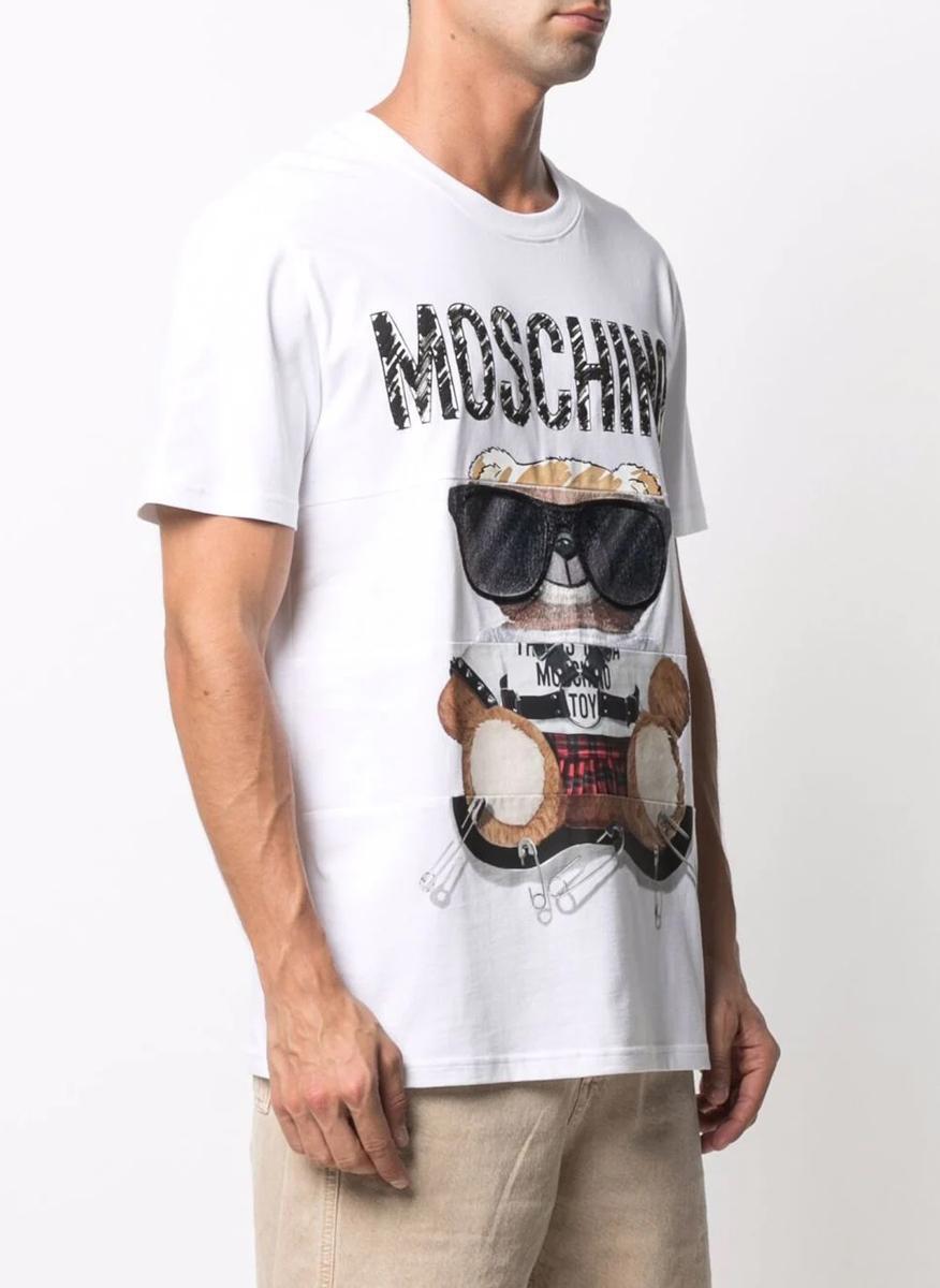 Тишърт  Moschino с Teddy bear принт