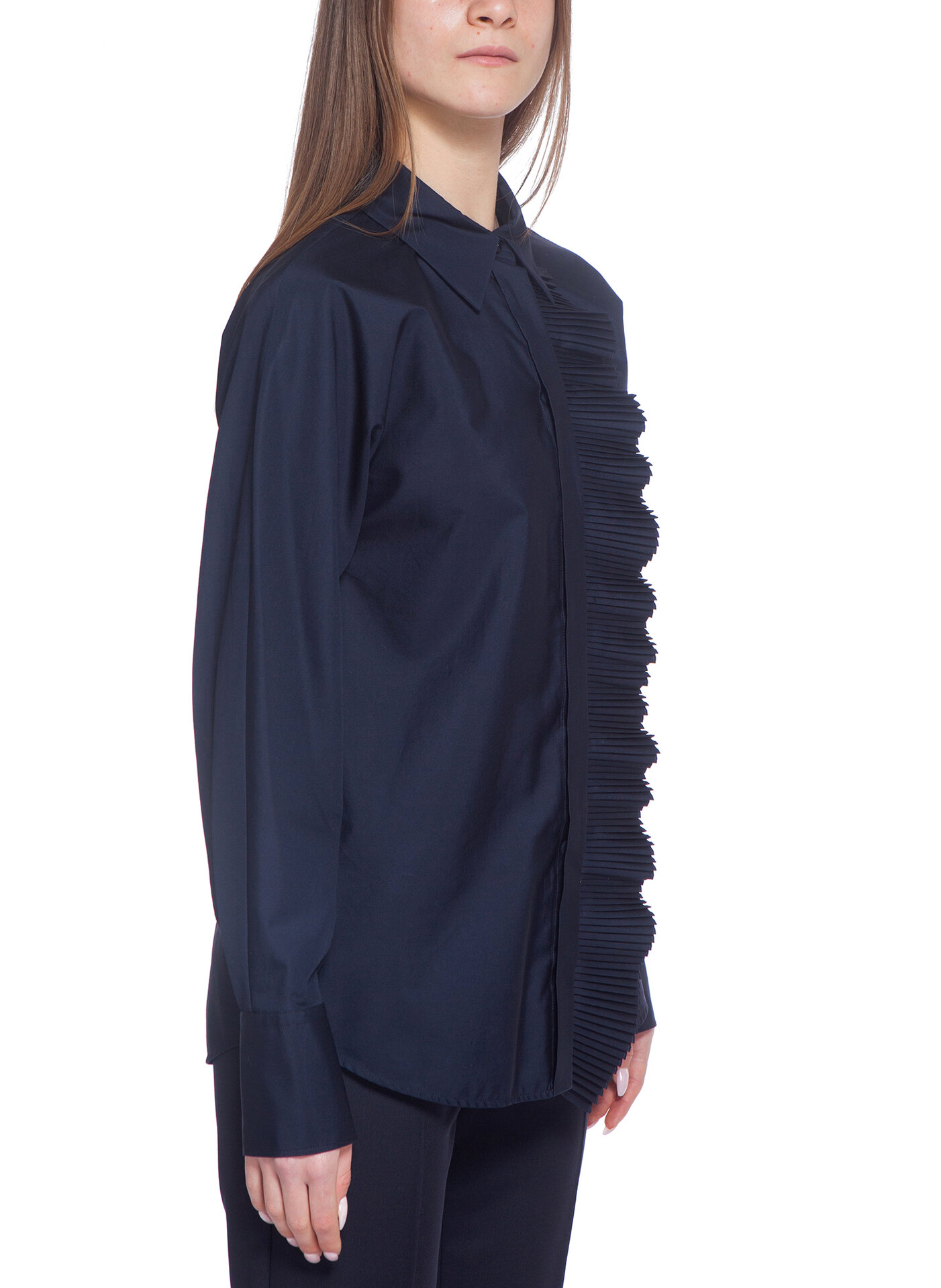 Риза с плисиран детайл Sportmax Code Golena