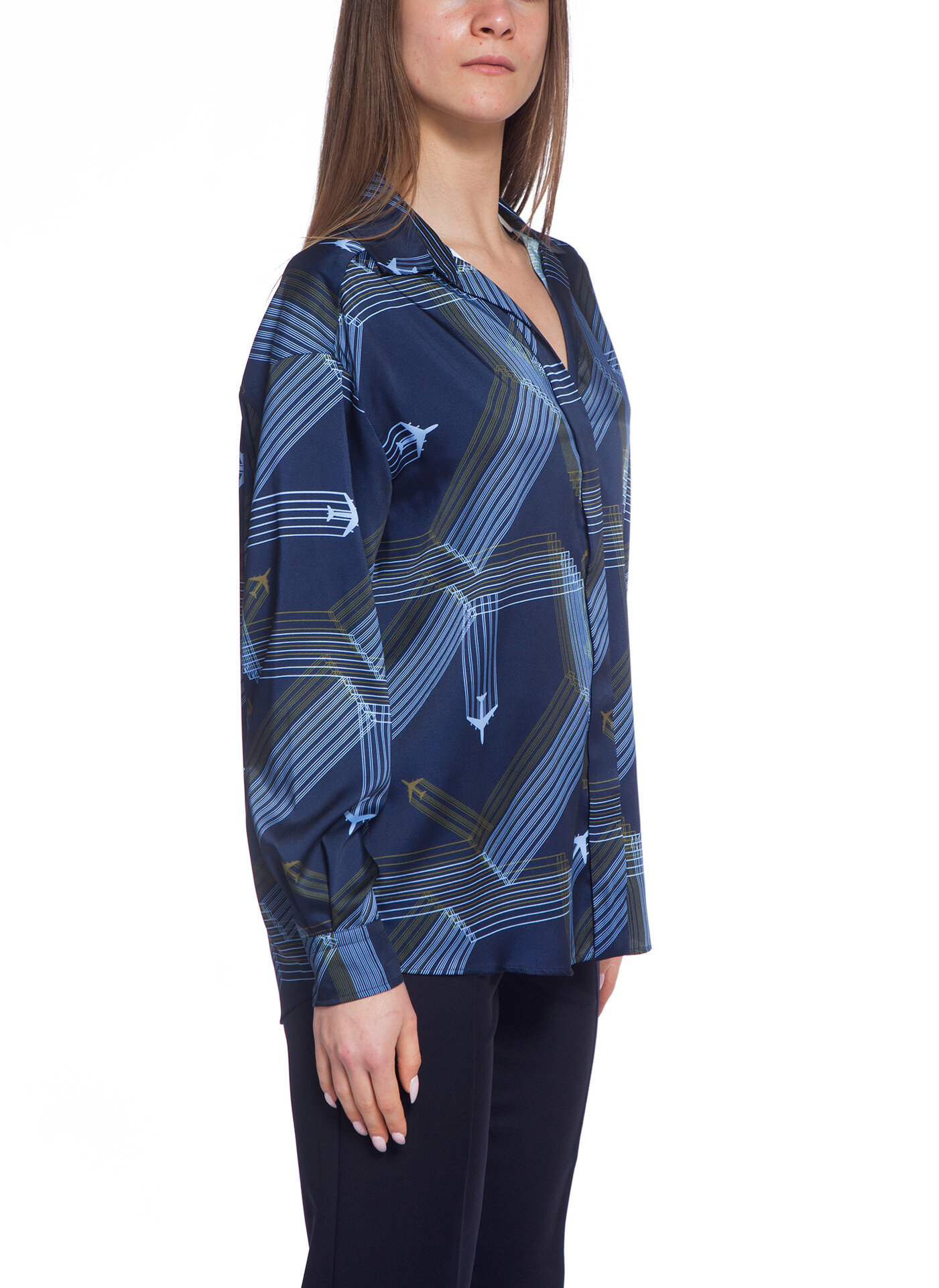 Риза с принт Sportmax Code Curt