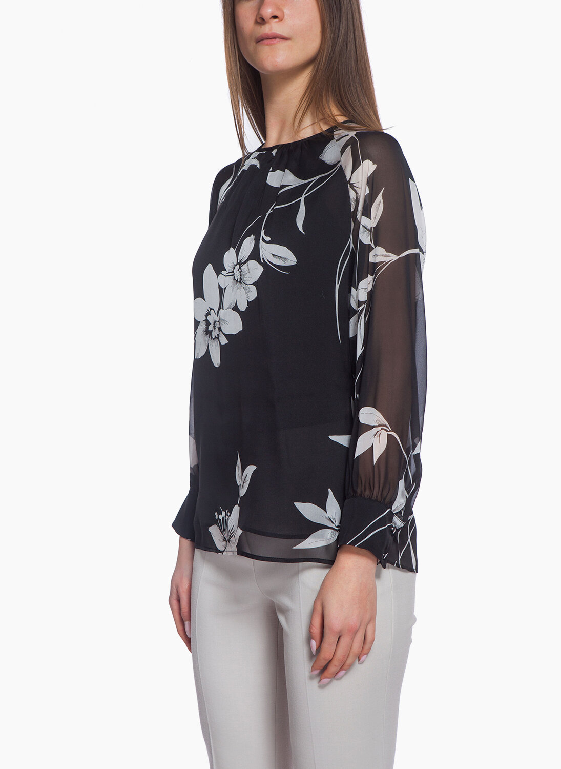 Флорална риза Max Mara Studio Palco
