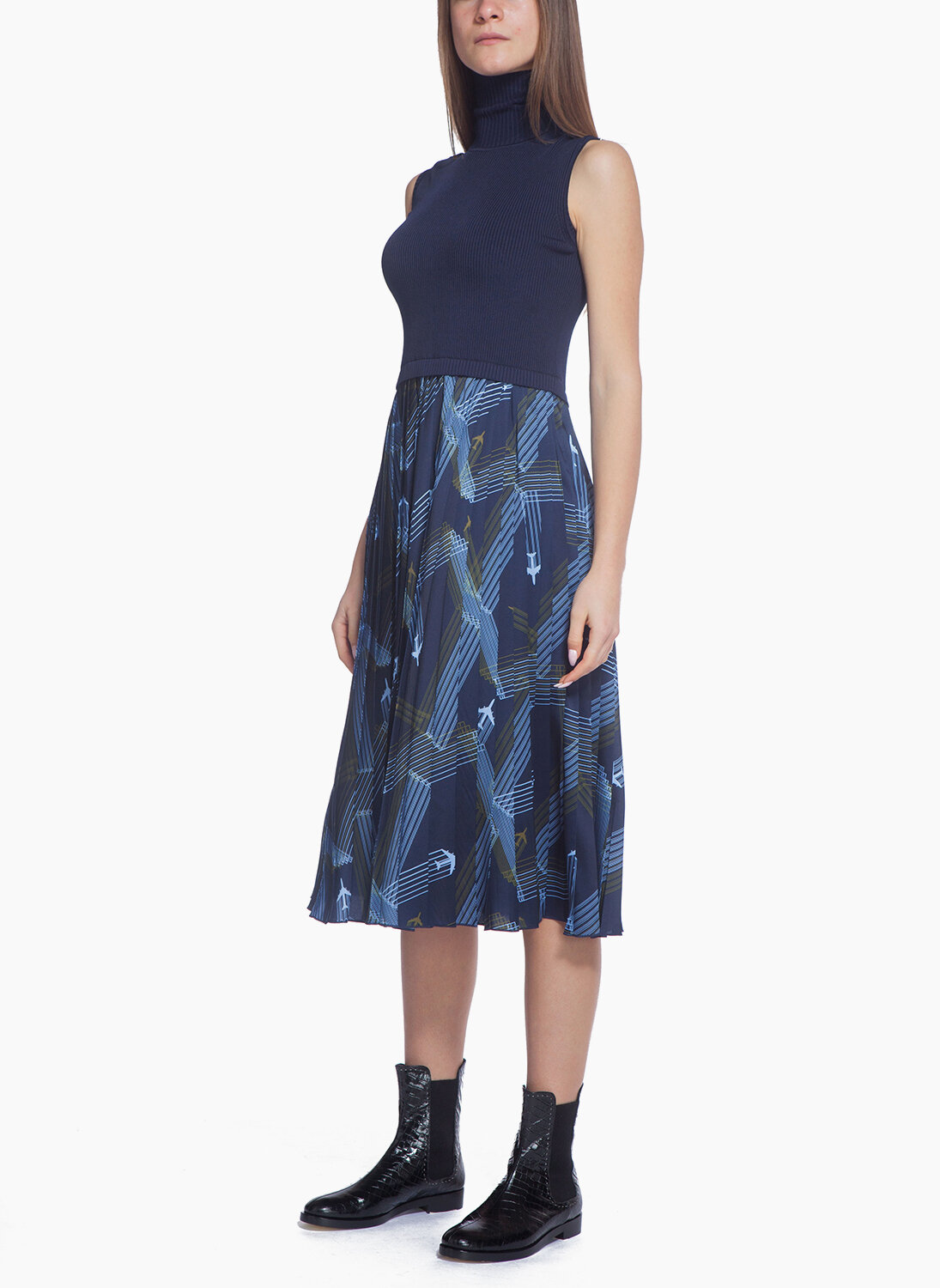 Рокля с принт Sportmax Code Albio