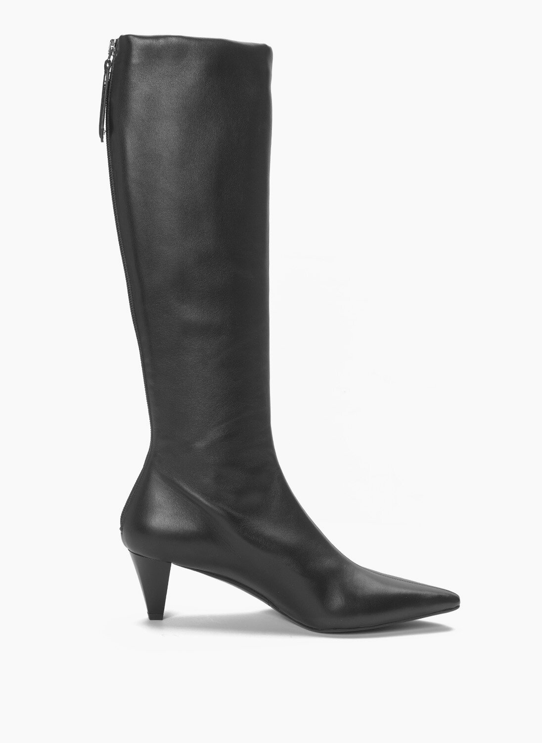 Кожени ботуши Max Mara Bond