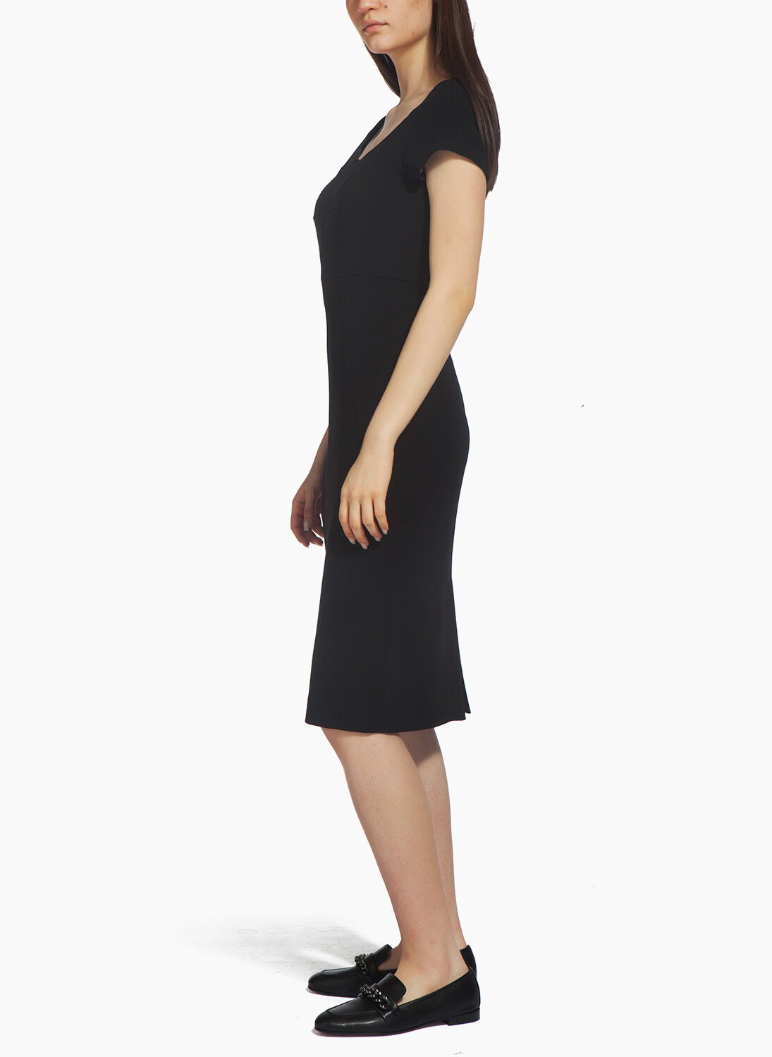 Рокля от кади Max Mara Studio Muscari