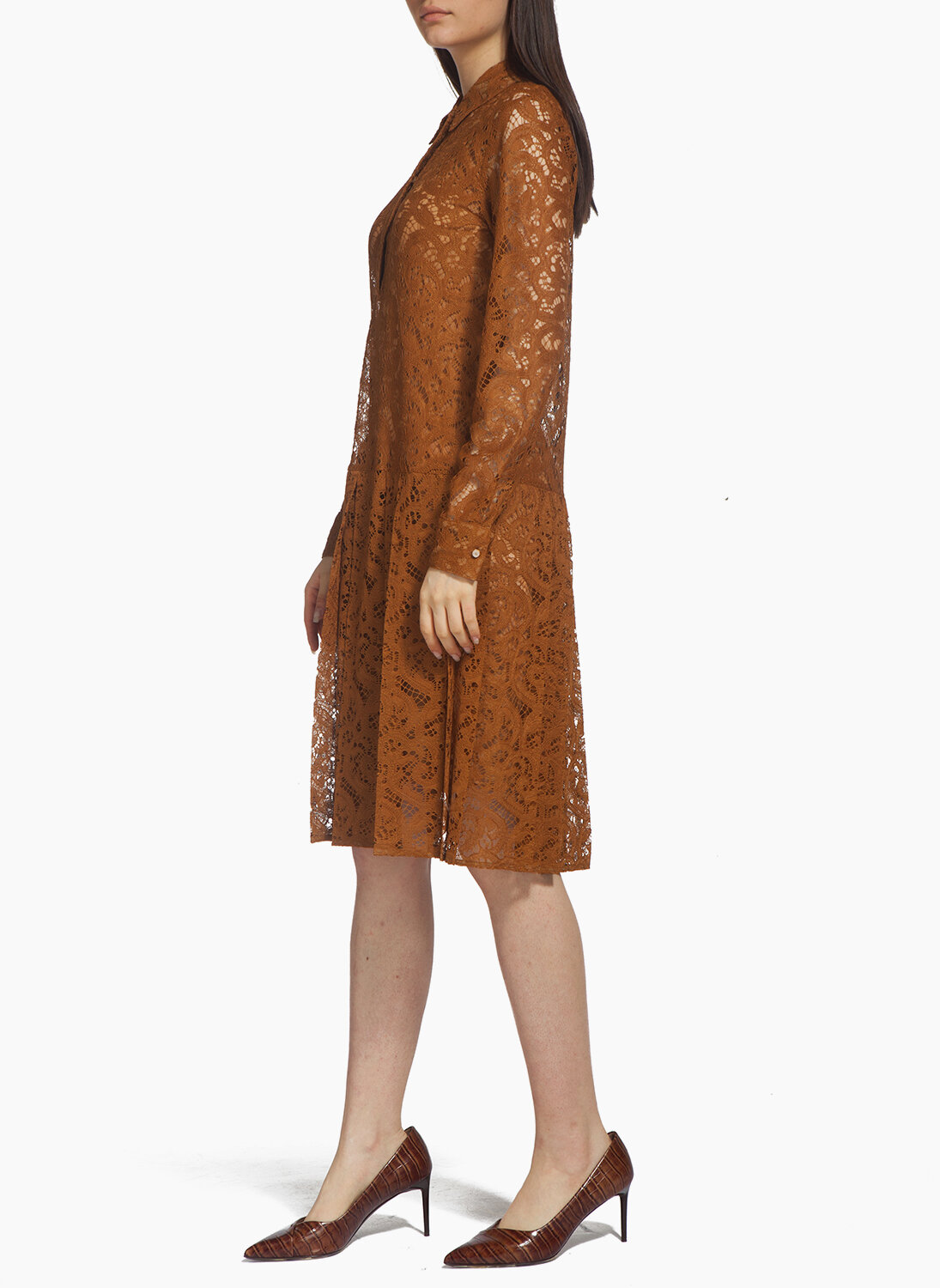 Дантелена рокля Max Mara Calamai