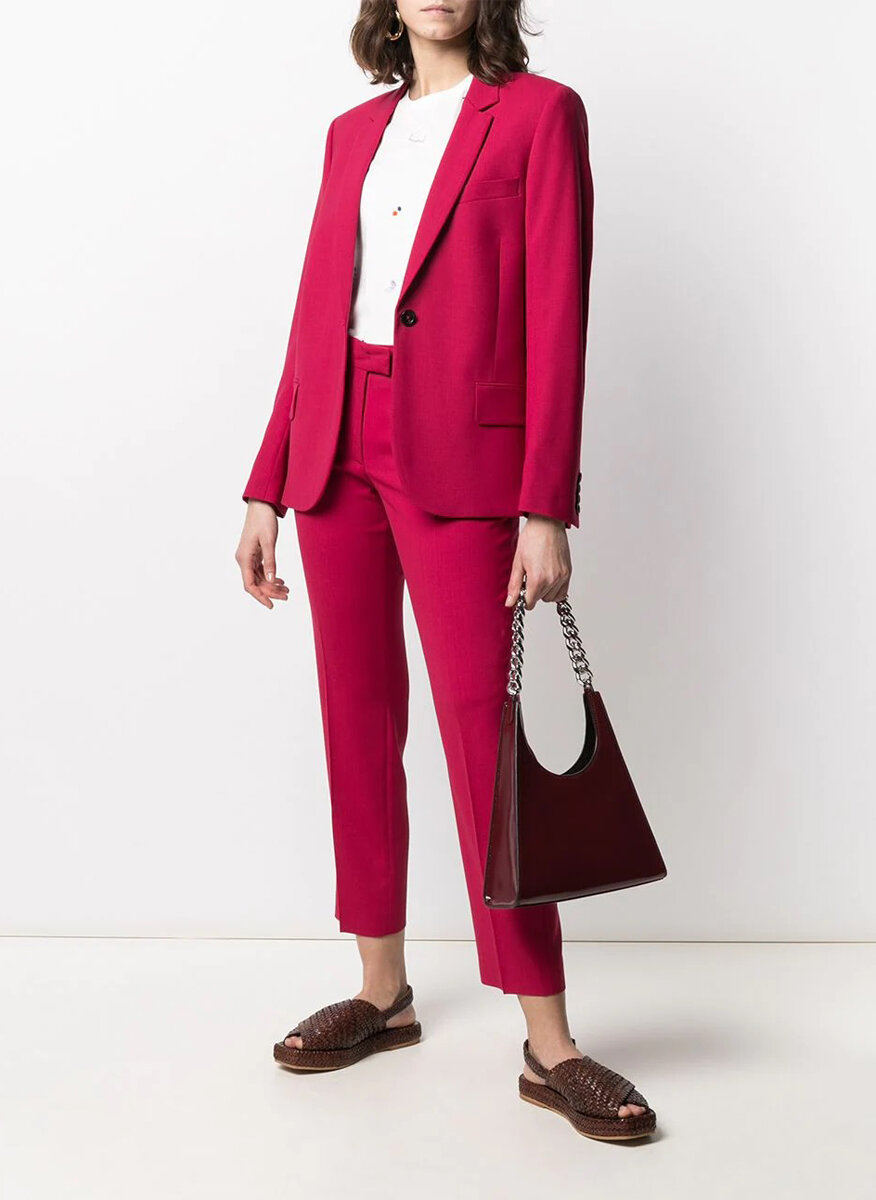 Вълнен панталон  Paul Smith-коралово