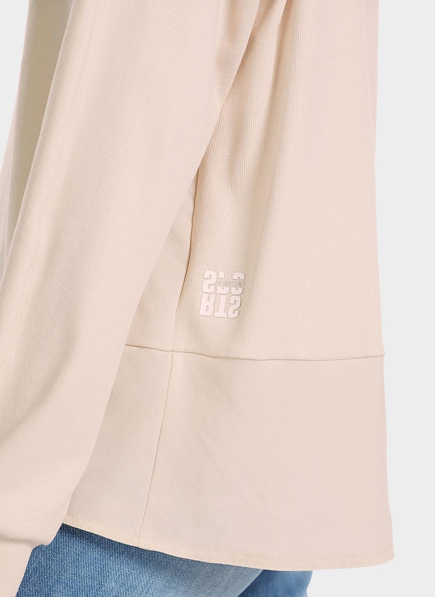 Блуза 'Material mix' Marc Cain Sports