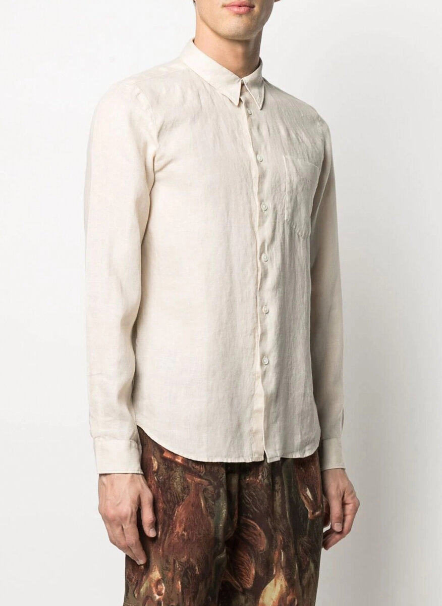 Риза от лен Paul Smith