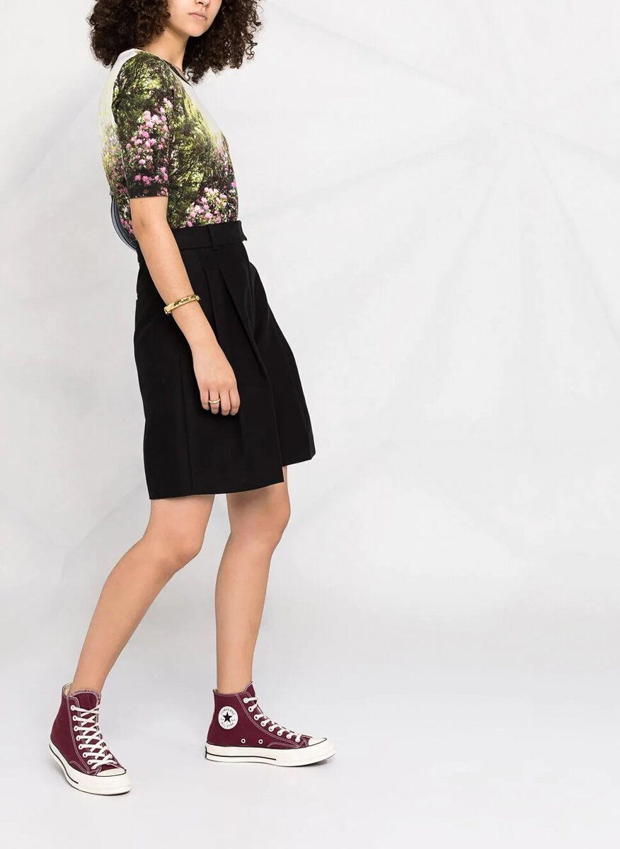 Тишърт с флорален принт Paul Smith