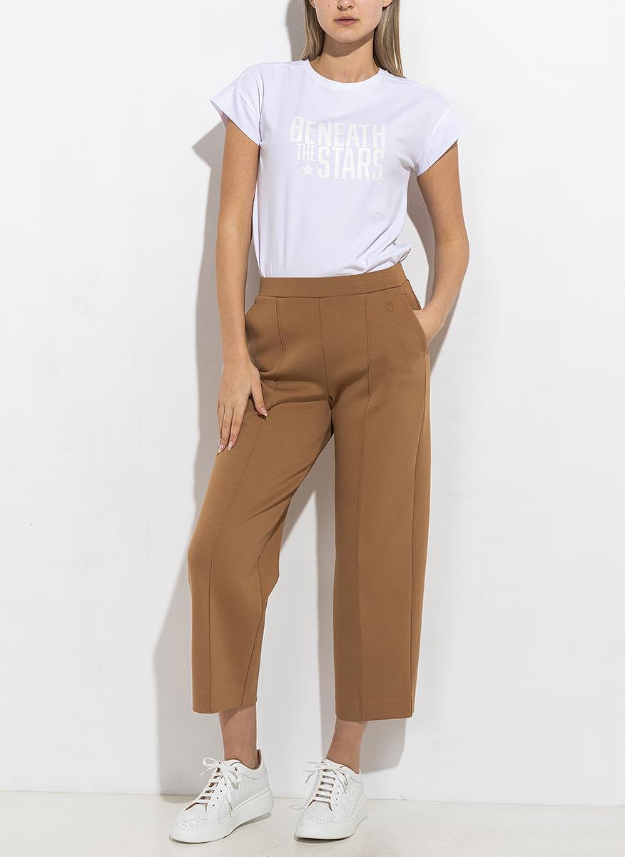 Панталон със скъсена дължина Weekend Max Mara Crasso
