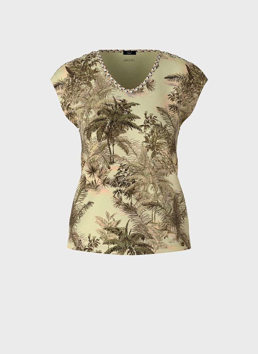Тишърт с цялостен принт Marc Cain Collections