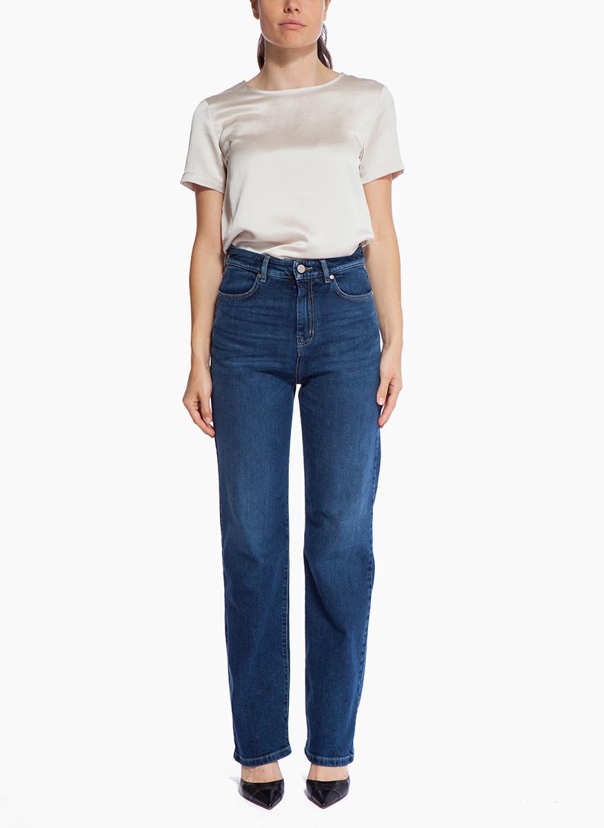 Дънки с висока талия Max Mara Studio Lina