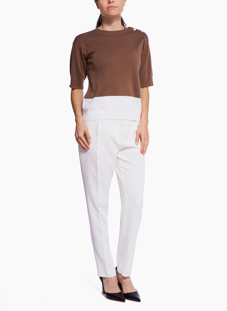 Color block пуловер Max Mara Medusa