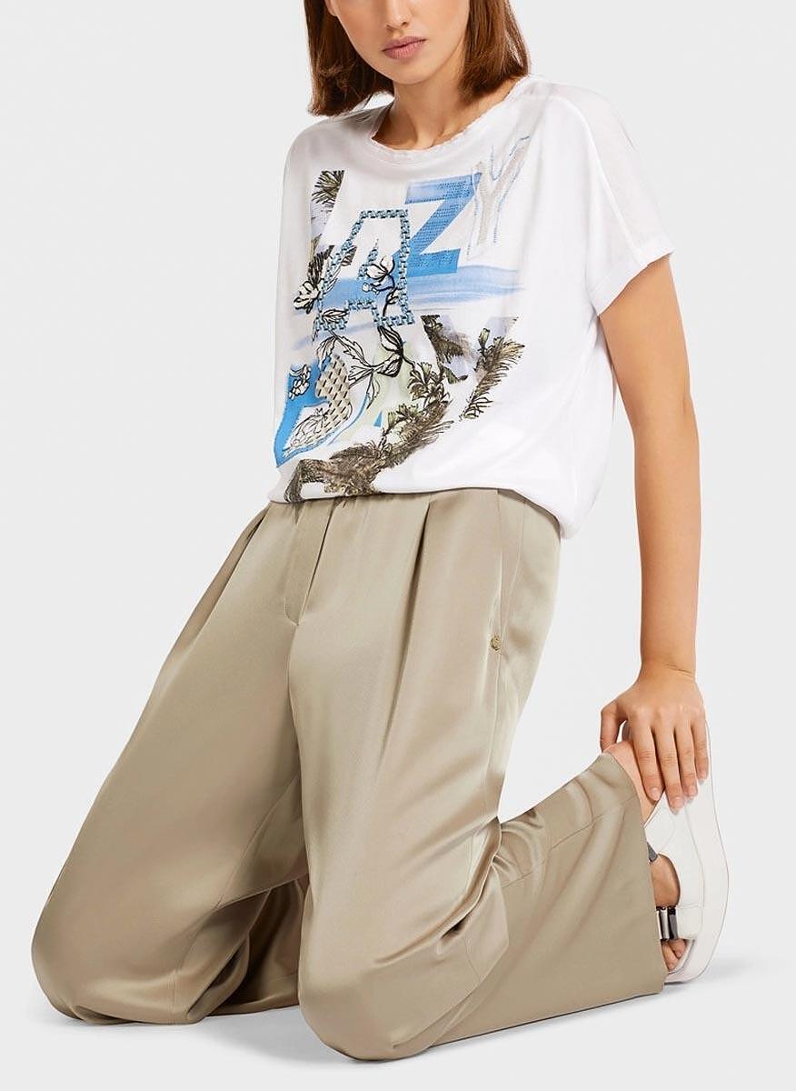 Тишърт с принт Marc Cain Collections