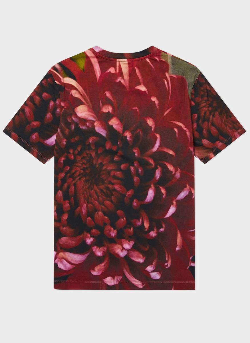 Тишърт с флорален принт Paul Smith