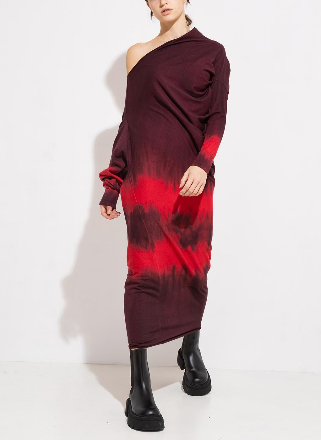 Рокля с 'Tie-dye' принт Sportmax
