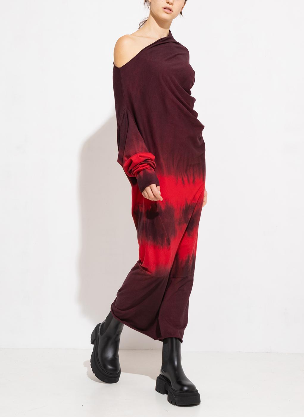 Рокля с 'Tie-dye' принт Sportmax