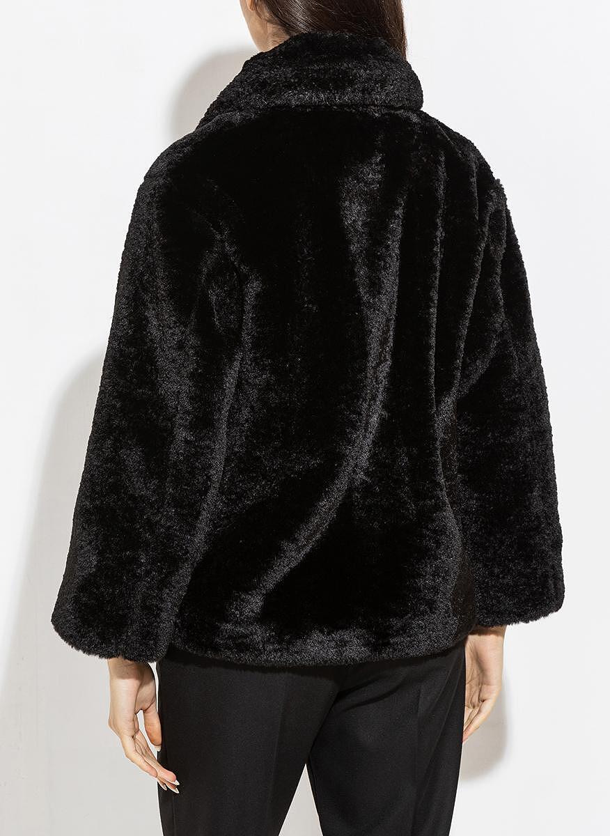 Късо палто 'fur' ефект Marella Monochrome Giudy