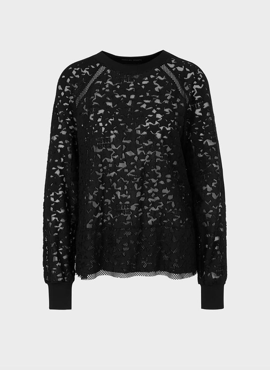 Блуза с прозиращ ефект Marc Cain Sports