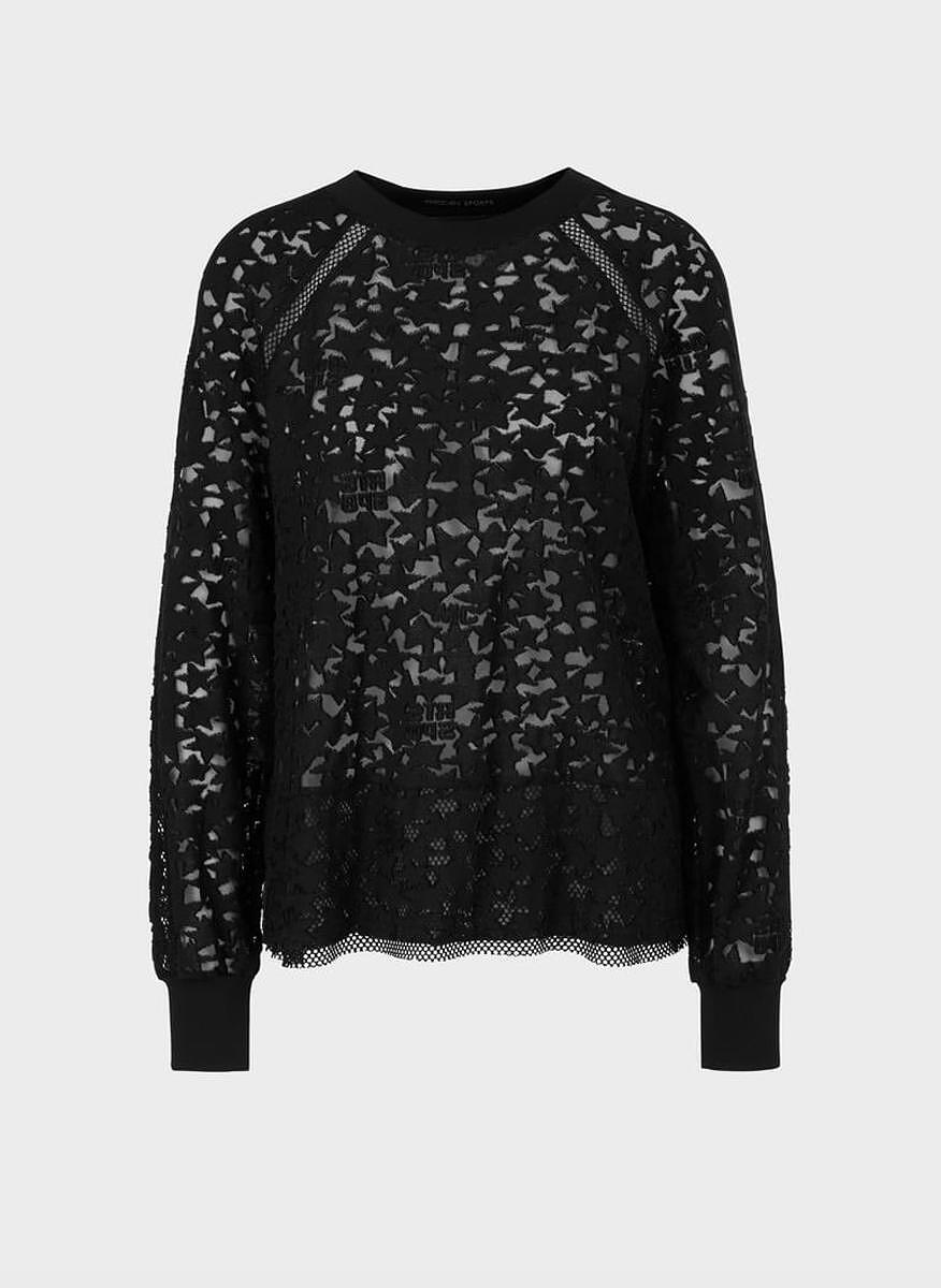 Блуза с прозиращ ефект Marc Cain Sports