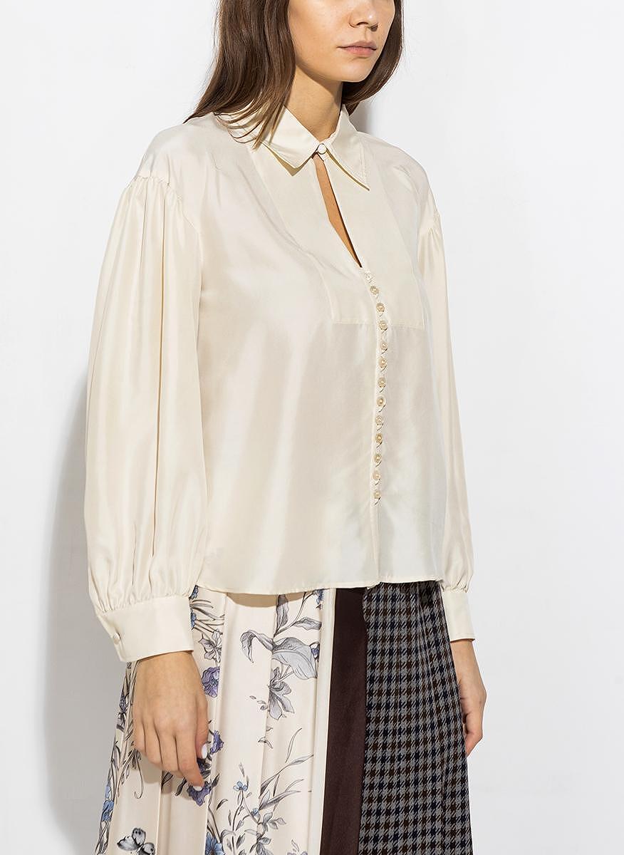 Риза от 100% коприна Weekend Max Mara Alacre