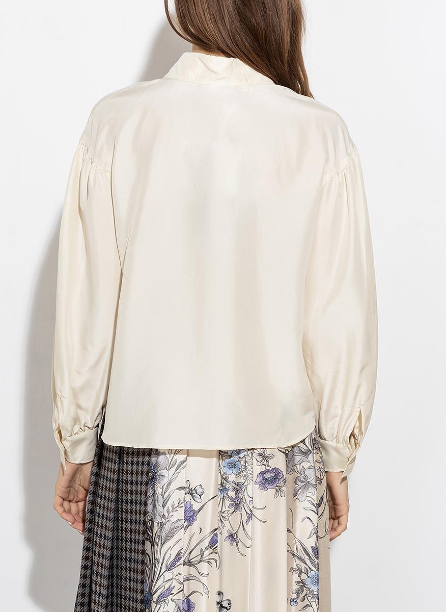 Риза от 100% коприна Weekend Max Mara Alacre