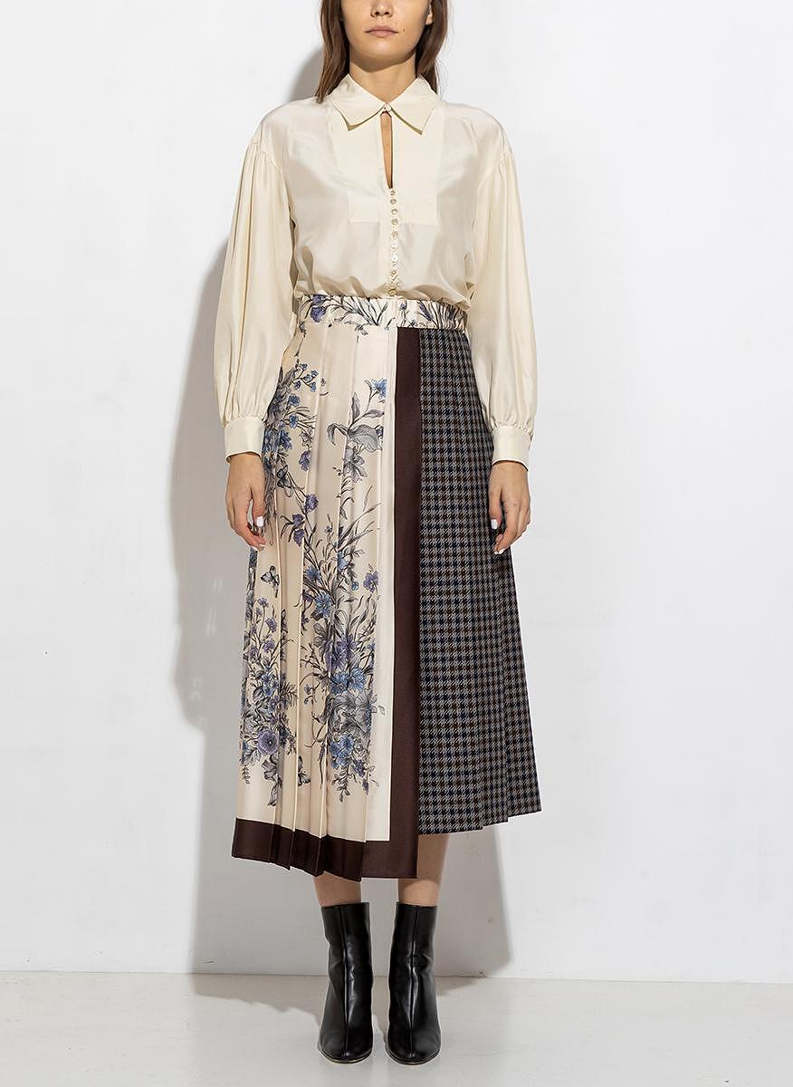 Риза от 100% коприна Weekend Max Mara Alacre