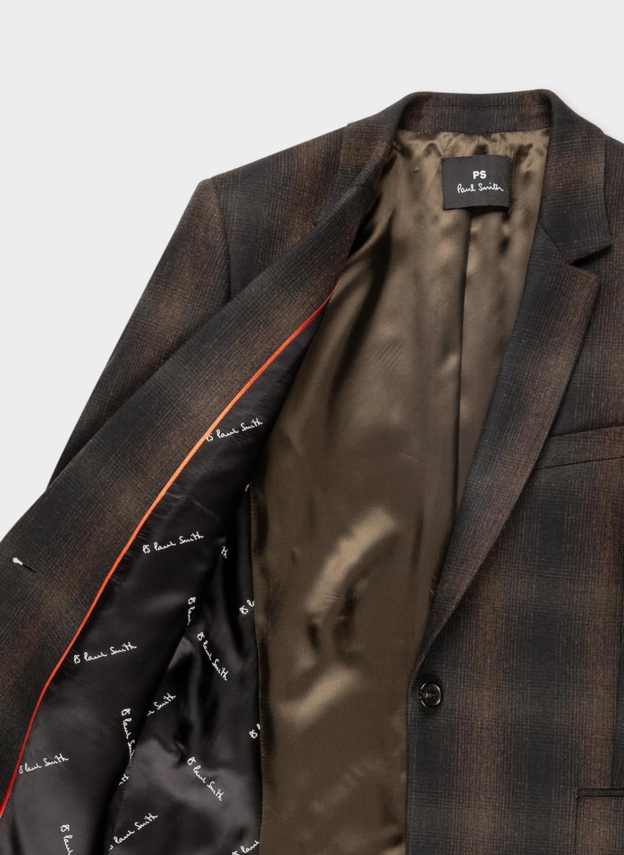 Сако с кариран десен Paul Smith