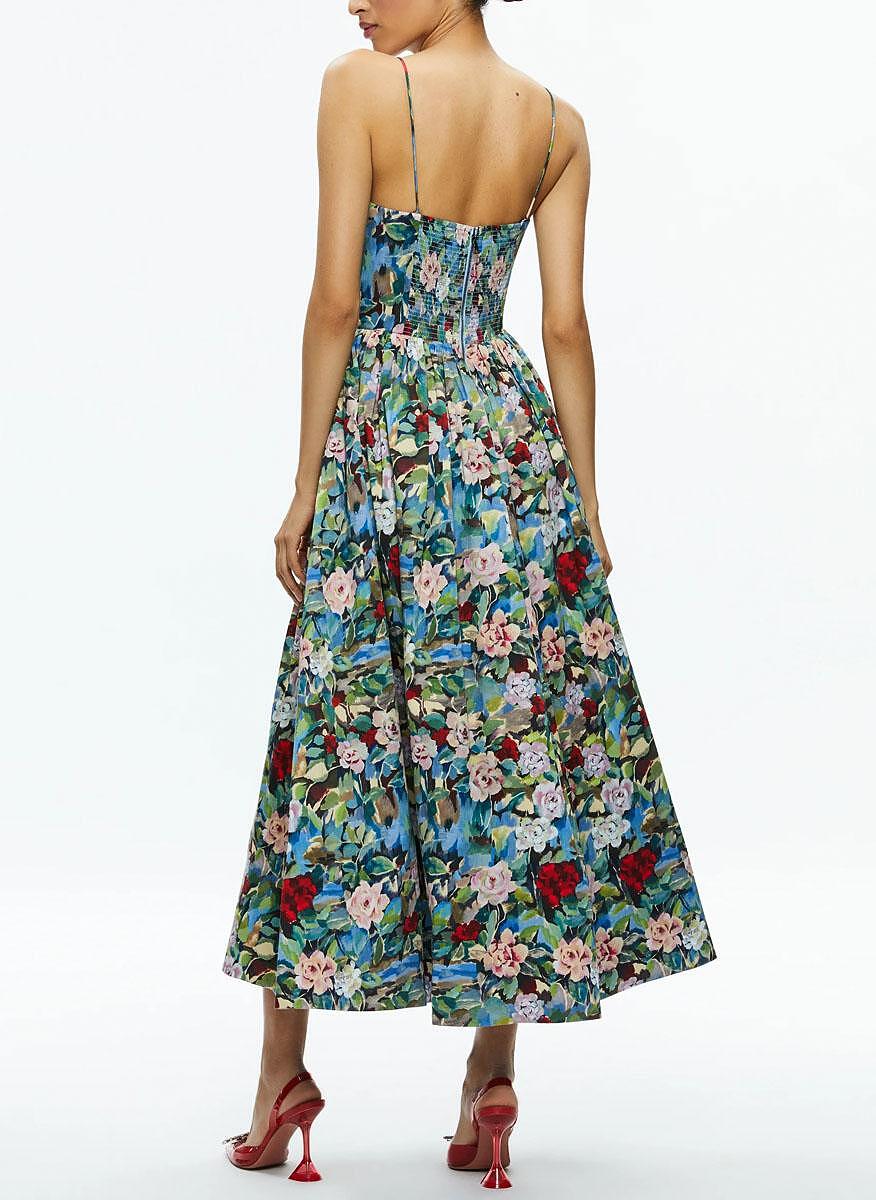 Рокля с флорален принт 'Glynis' Alice + Olivia