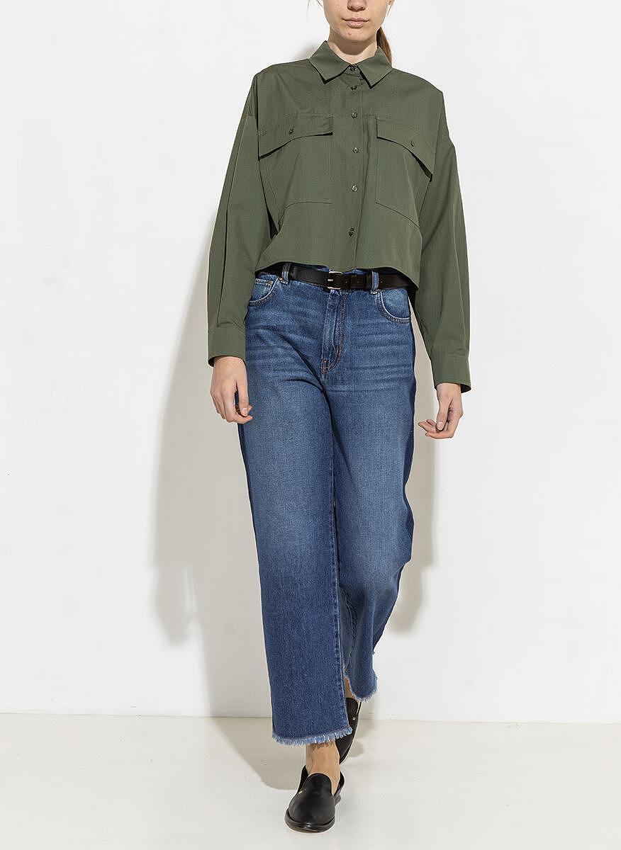 Риза от памучен поплин Weekend Max Mara Carter