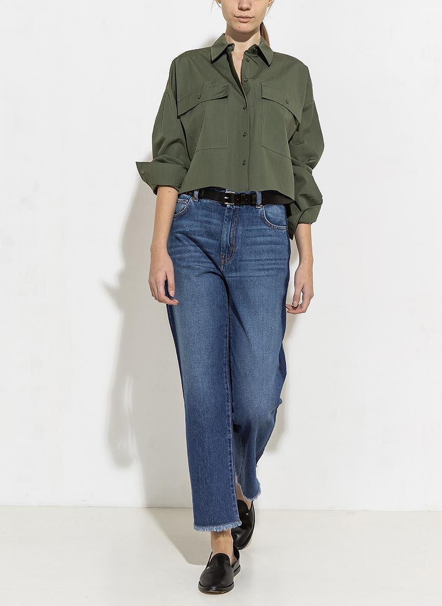 Риза от памучен поплин Weekend Max Mara Carter