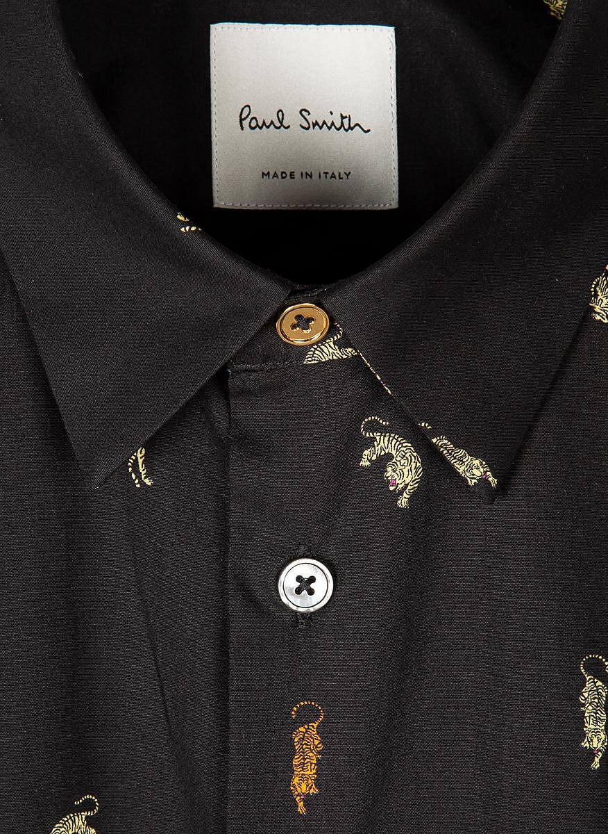 Риза с анималистичен принт Paul Smith