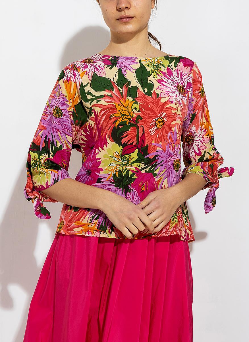 Блуза от копринен креп Weekend Max Mara VORRA