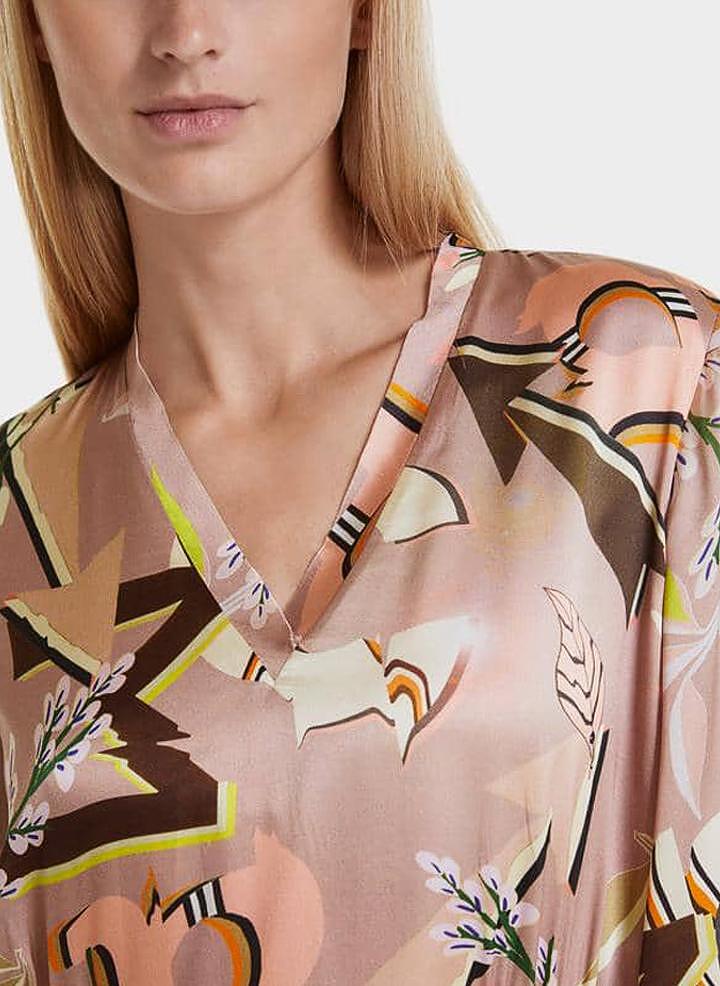 Рокля с тематичен принт Marc Cain Collections