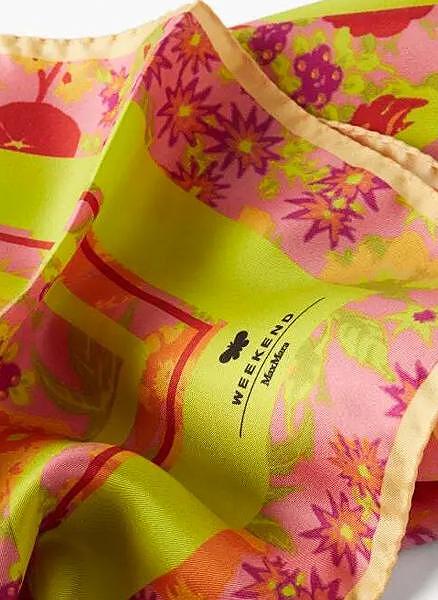 Шал с принт Weekend Max Mara Patto