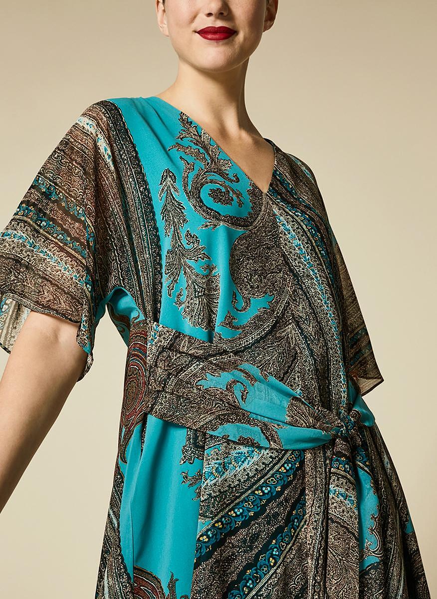 Рокля с Paisley print Marina Rinaldi Elegante Dinamico