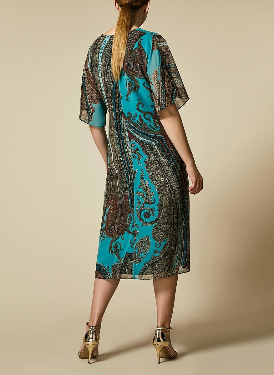 Рокля с Paisley print Marina Rinaldi Elegante Dinamico