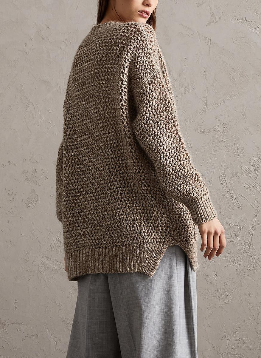 Жилетка с блестящи нишки Brunello Cucinelli