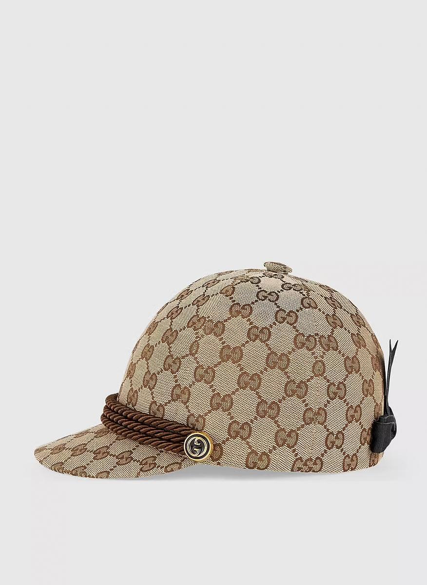 Шапка с 'GG' лого принт Gucci