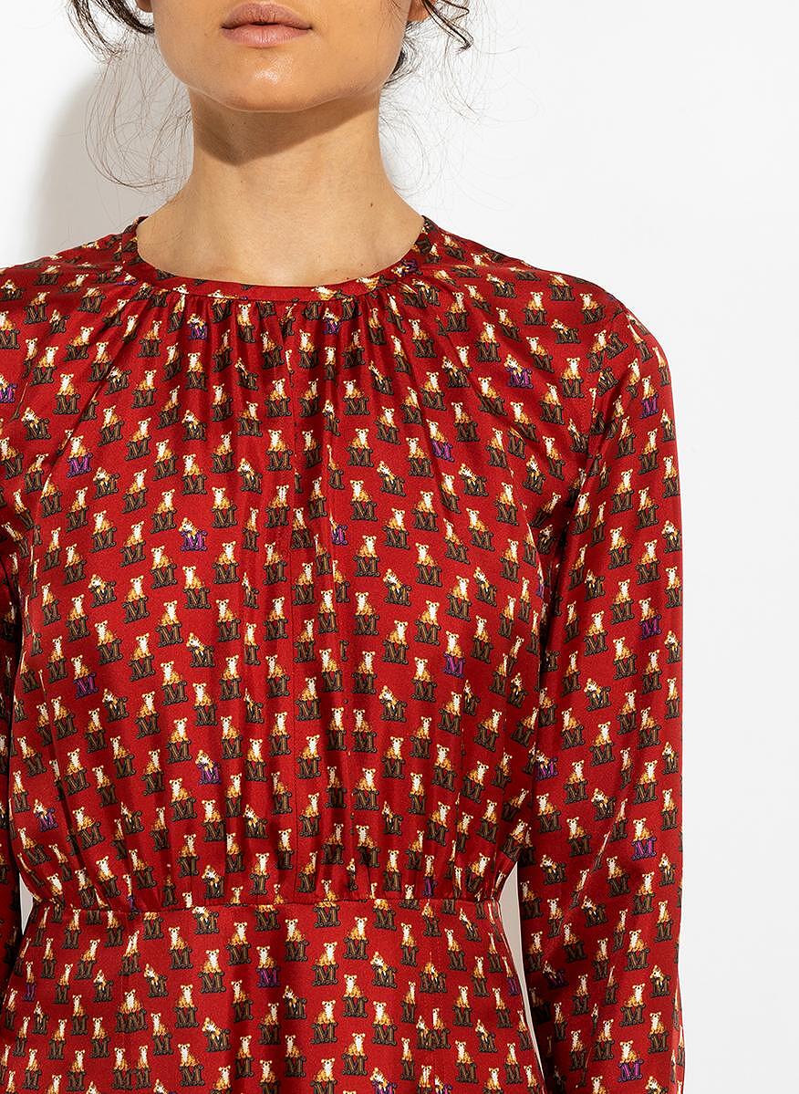 Рокля с принт `M Monogram` Max Mara Geyser