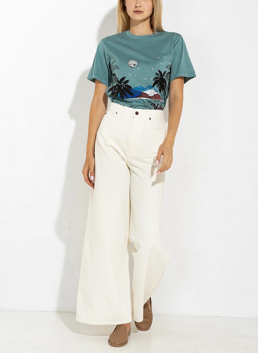 Деним от памук Weekend Max Mara Girante
