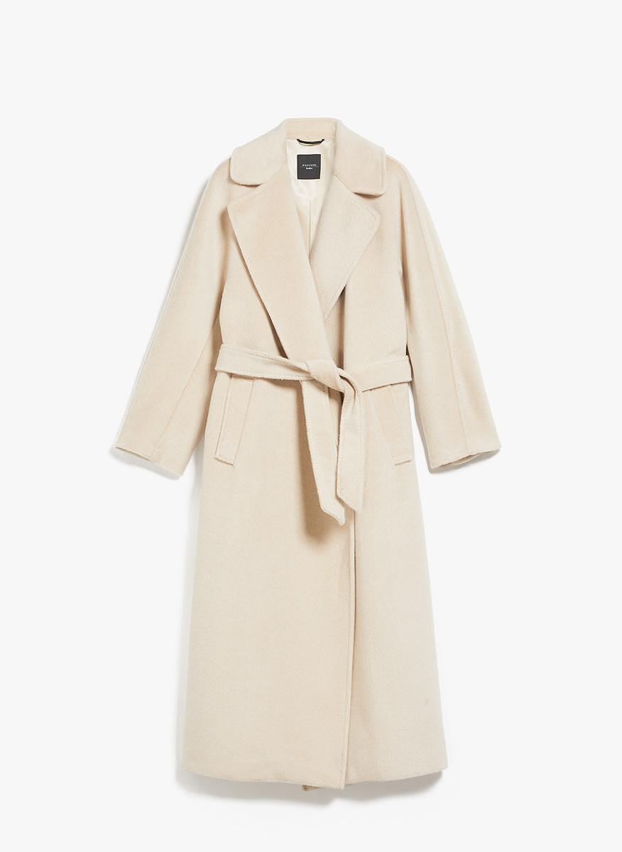 Палто от алпака, вълна и мохер Weekend Max Mara Tempera