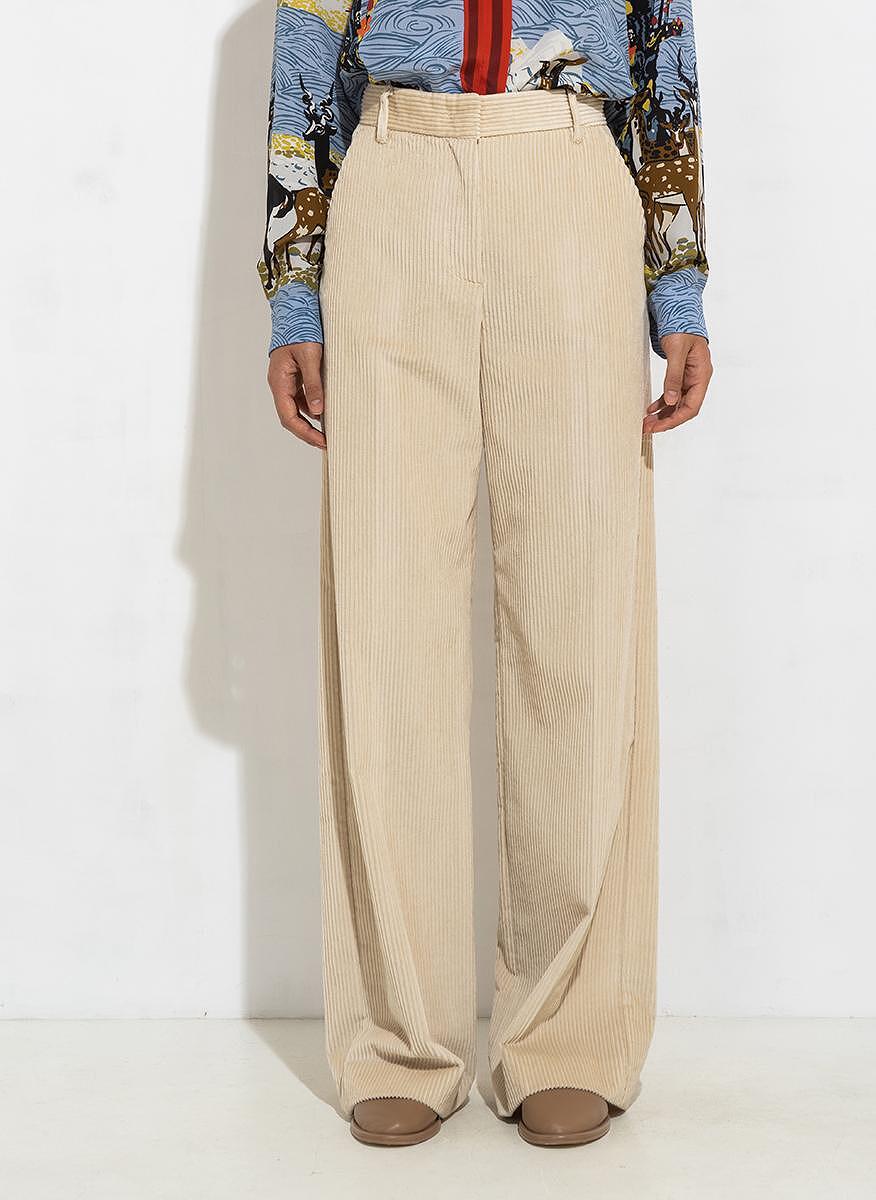 Кадифен панталон Weekend Max Mara Lusso