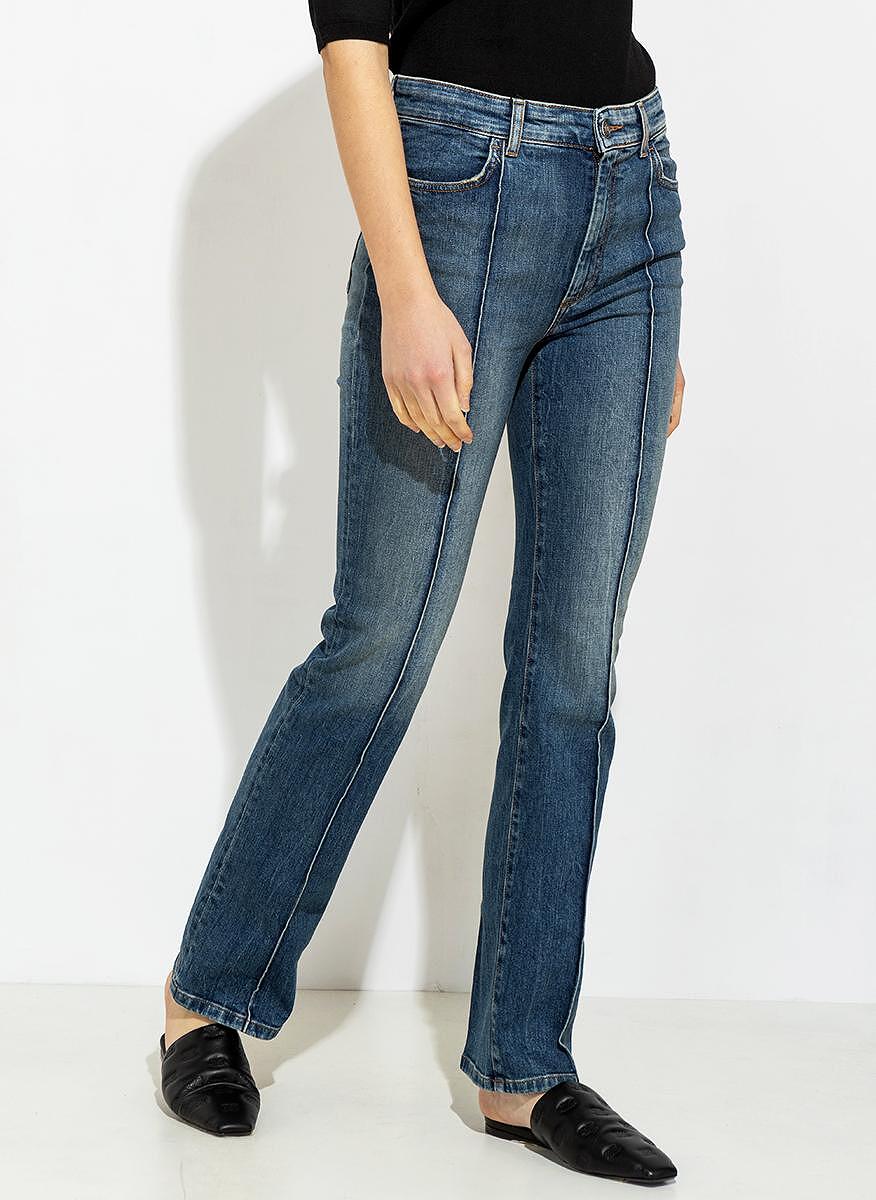 Дънки с декоративен ръб Sportmax Denim Messina