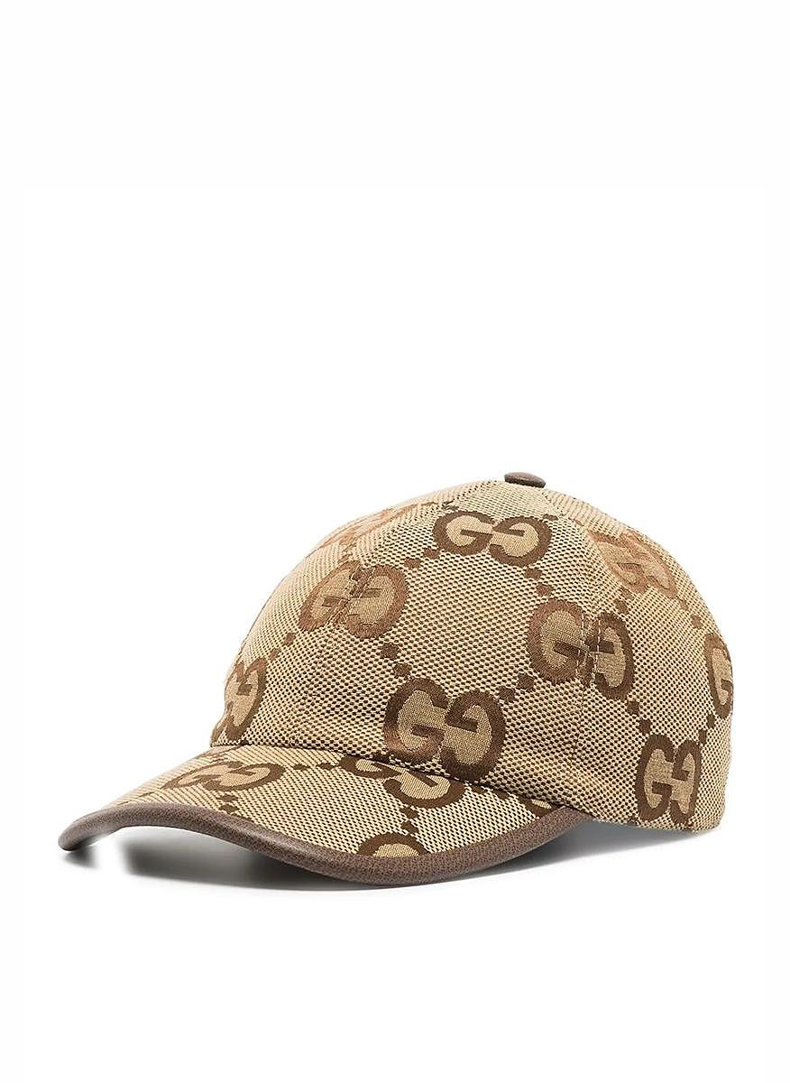 Шапка с 'GG' лого принт Gucci