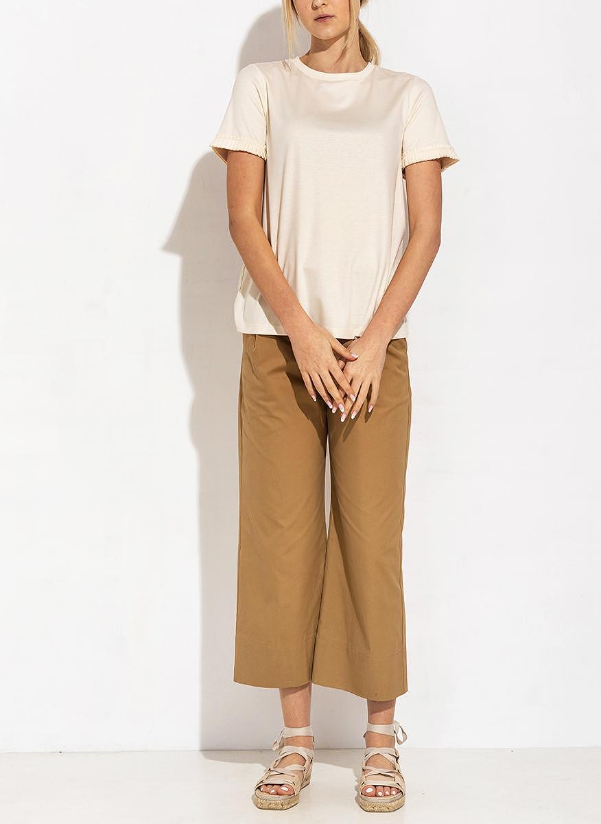 Тишърт с памук 'S Max Mara Destino