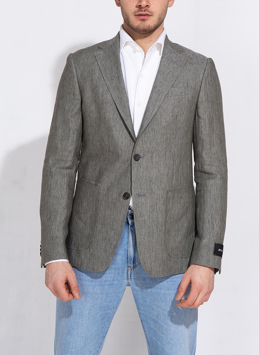 Сако от лен Ermenegildo Zegna